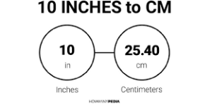 23 cm to inches