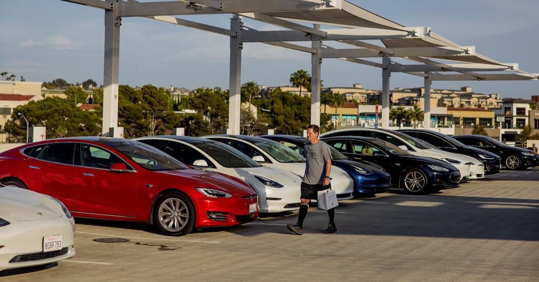 why tesla soared as other automakers struggled to make cars