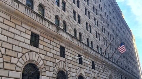 The Federal Reserve Bank of New York building