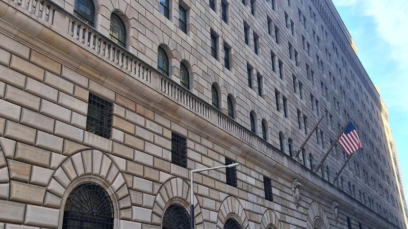 The Federal Reserve Bank of New York building