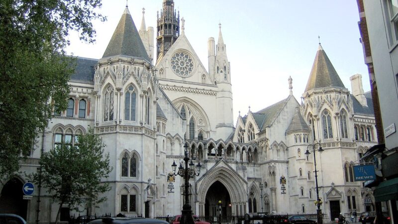 The Royal Courts of Justice building in London