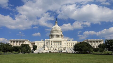 The west front of the United States Capitol building