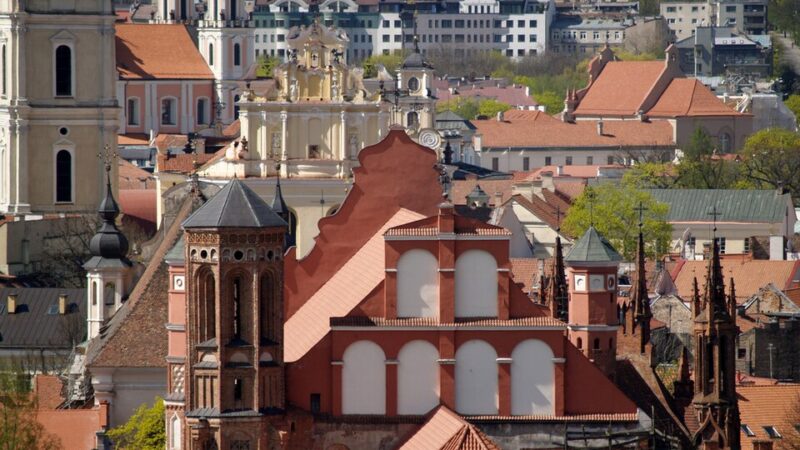 The old town of Vilnius, Lithuania