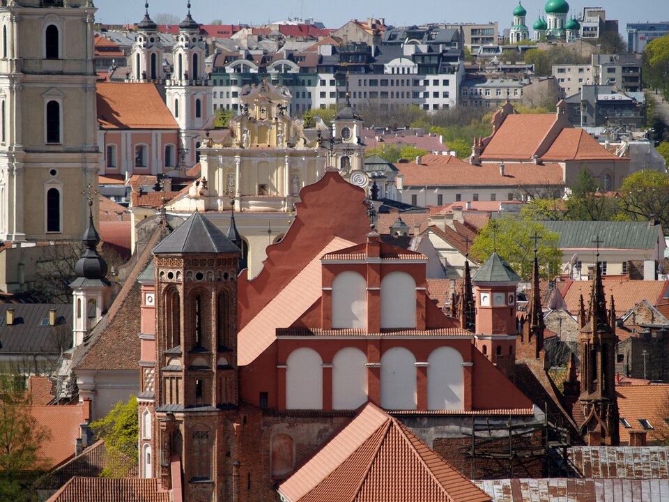 The old town of Vilnius, Lithuania