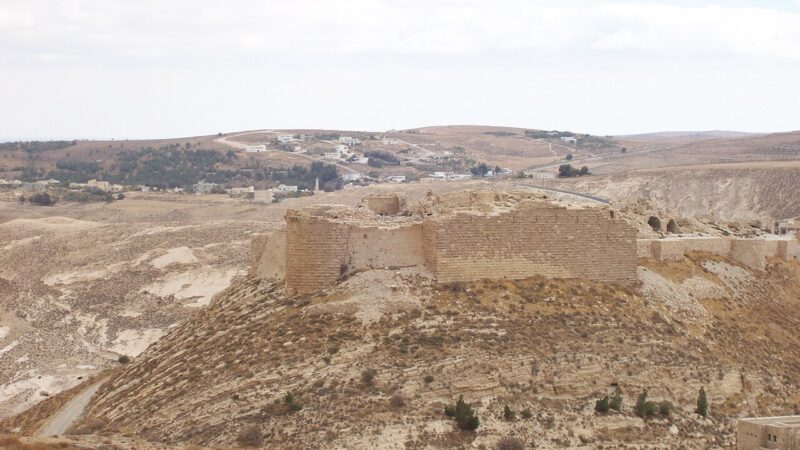 Crusader castle in Kerak Jordan