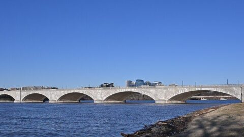 The Arlington Memorial Bridge in Washington, D.C.