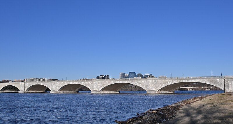The Arlington Memorial Bridge in Washington, D.C.