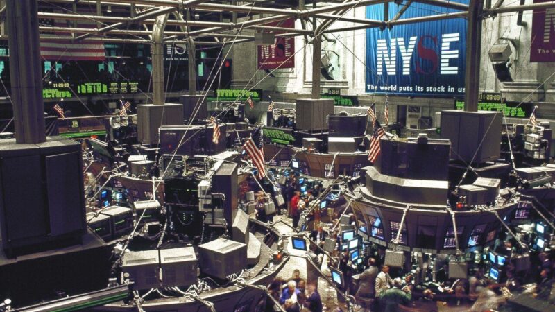 The trading floor of the New York Stock Exchange